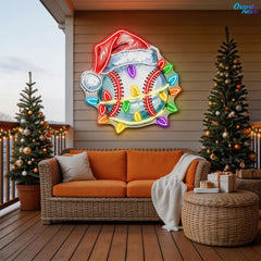 Jingle Balls: A Christmas Swing Neon Sign Light Artwork