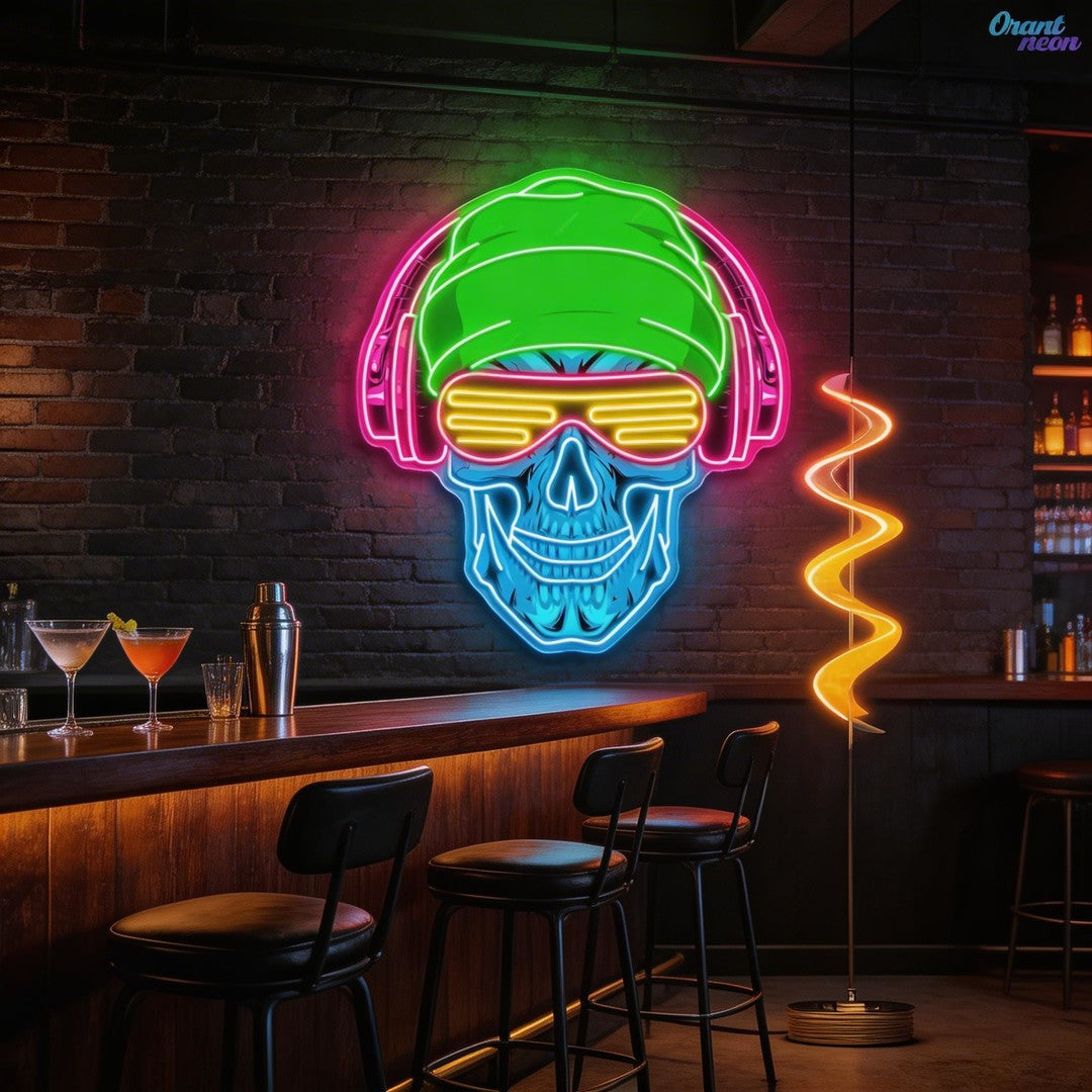 Headbanger's Glow Neon Sign Light Artwork