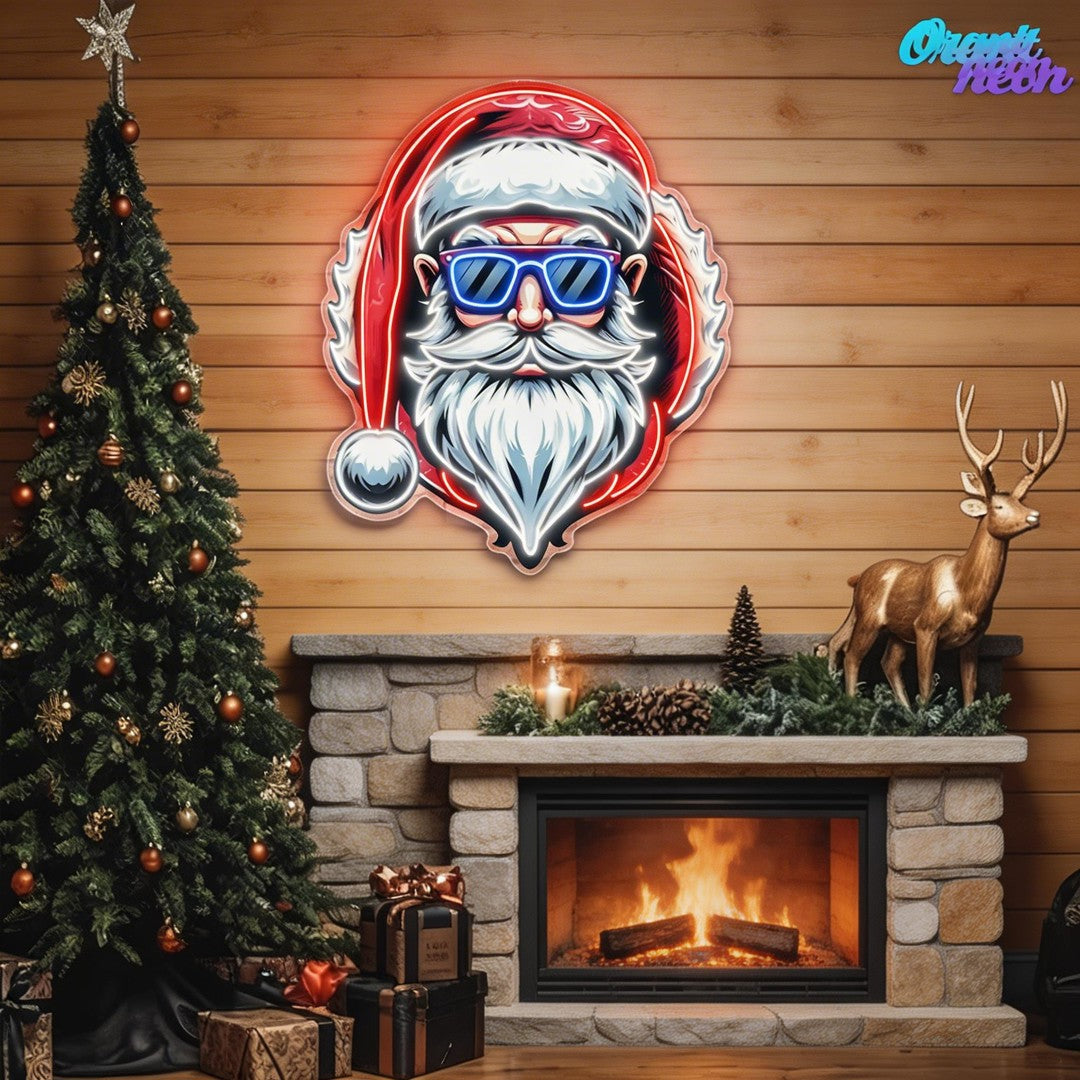 Santa Got Style Neon Sign Light Artwork