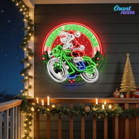 Christmas Cruiser Neon Sign Light Artwork