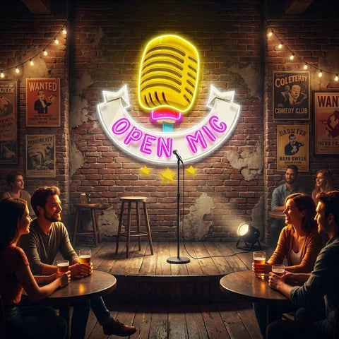 Podcast LED Neon Light - Custom Design for Studio Decoration