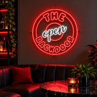 The Backdoor Open LED - Custom Neon Sign