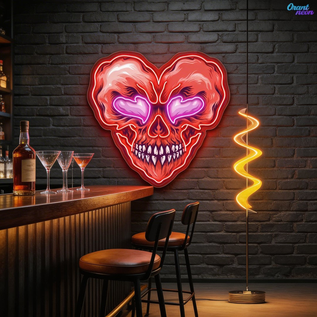 Through Your Eyes, I See Love Best Gift For Valentine Neon Sight Light Artwork