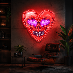 Through Your Eyes, I See Love Best Gift For Valentine Neon Sight Light Artwork