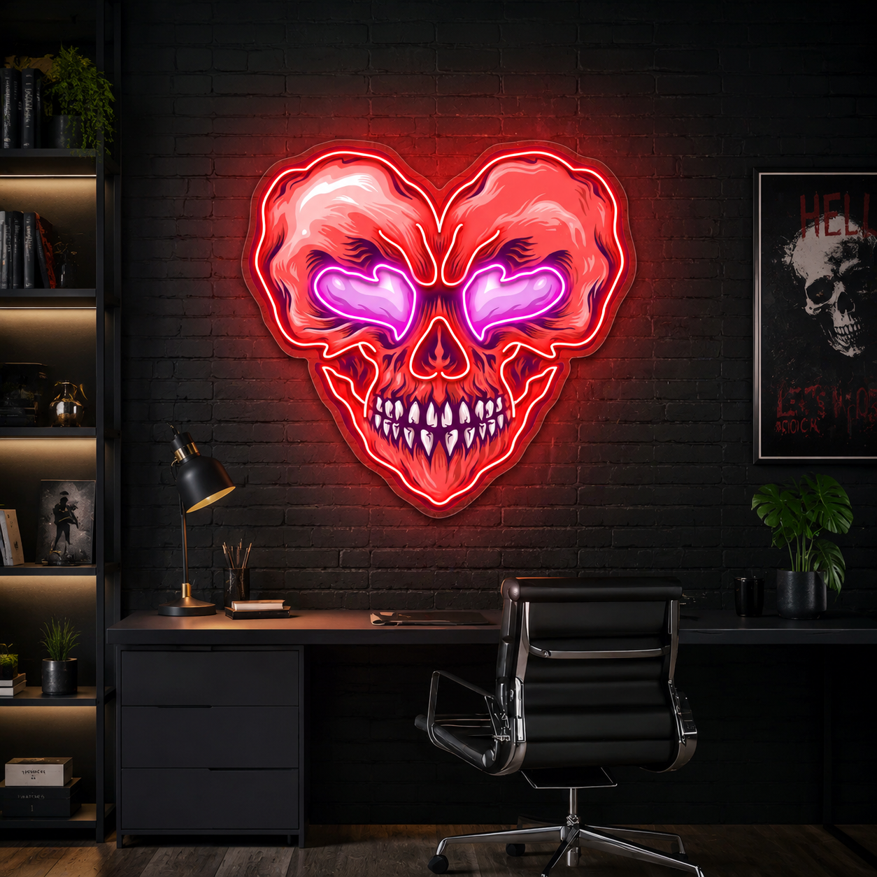Through Your Eyes, I See Love Best Gift For Valentine Neon Sight Light Artwork
