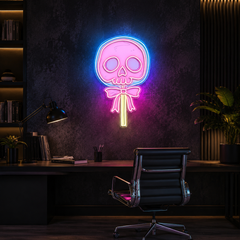 Love Blooms in the Graveyard Neon Sight Light Artwork