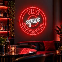 The Backdoor Open LED - Custom Neon Sign