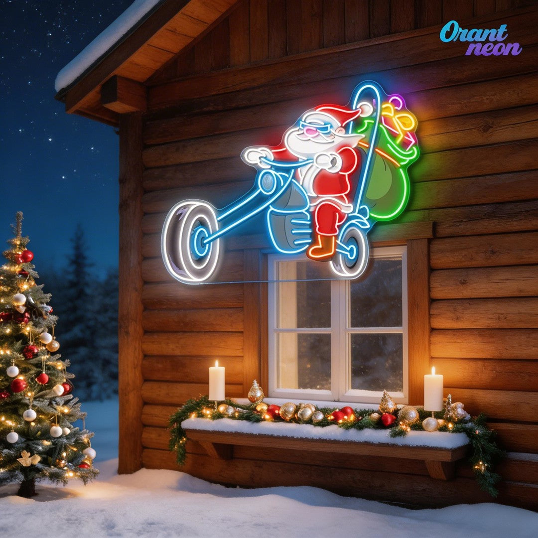 Holiday Express: Santa’s Ride Neon Sign Light Artwork