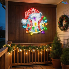 Jingle Balls: A Christmas Swing Neon Sign Light Artwork