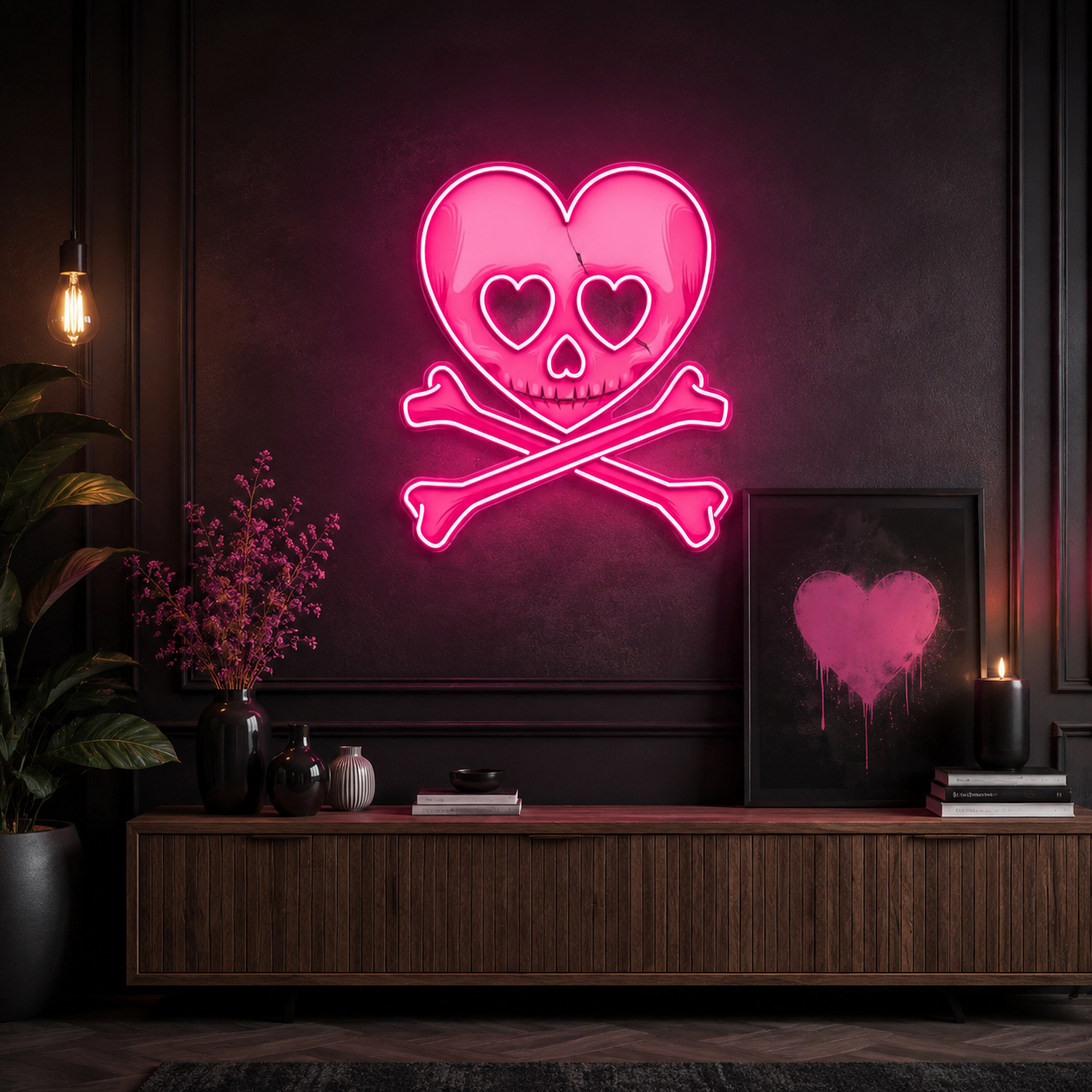 Till Death Do Us Love Best Gift For Valentine Neon Sight Light Artwork