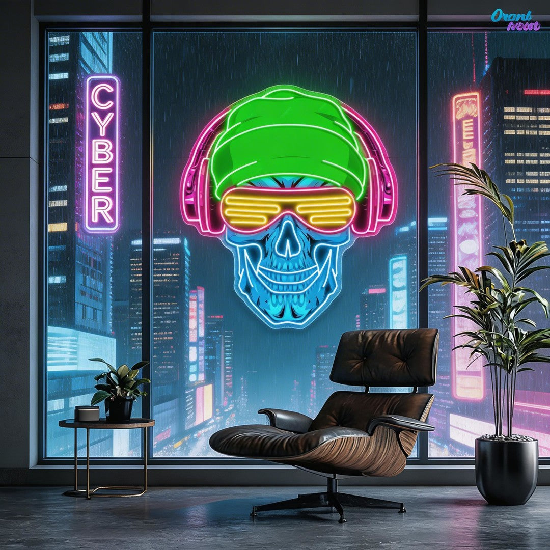 Headbanger's Glow Neon Sign Light Artwork