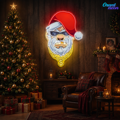 Swag Santa Neon Sign Light Artwork