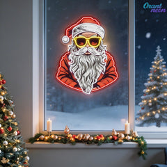 Cool Santa Clause Neon Sign Light Artwork Collection