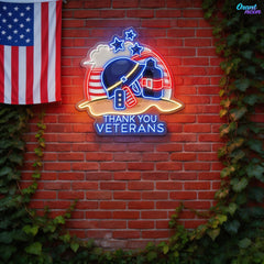 Honoring Heroes with a Toast Neon Sign Light Artwork
