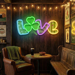 Love Saint Patrick's Day Artwork Led Neon Sign Light