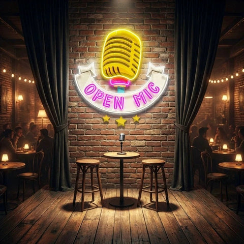 Podcast LED Neon Light - Custom Design for Studio Decoration