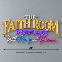 The Faith Room Podcast Logo - Custom LED Neon Sign