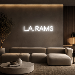 Custom Neon: L.A. RAMS