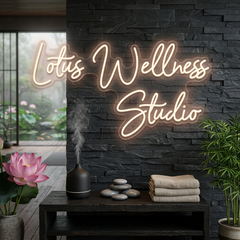 Custom Neon: Lotus Wellness...