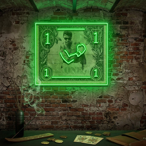 Fight For One Collapse Art LED Neon Sign Light Pop Art