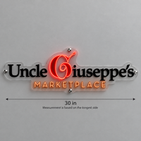 Uncle Giuseppe’s Marketplace Logo - Custom LED Neon Sign
