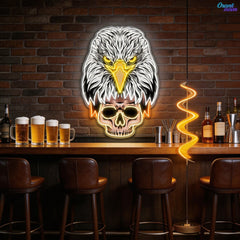 Eagle’s Fury, Skull’s Legacy Neon Sign Light Artwork