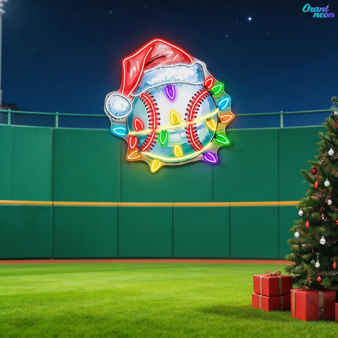Jingle Balls: A Christmas Swing Neon Sign Light Artwork