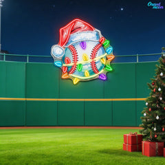 Jingle Balls: A Christmas Swing Neon Sign Light Artwork