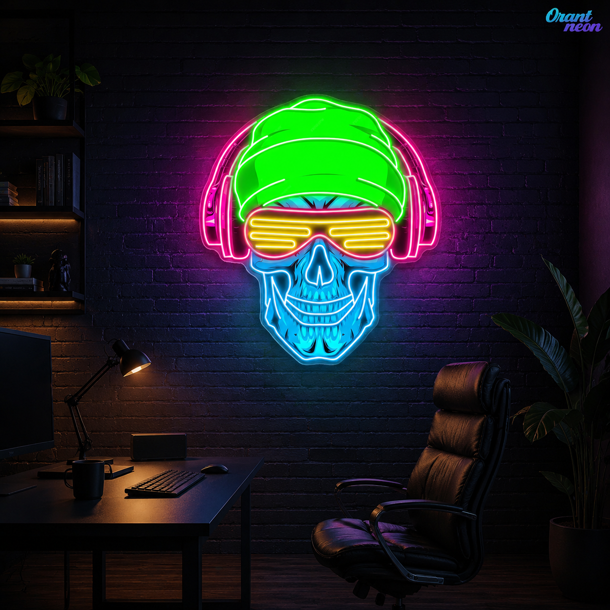 Headbanger's Glow Neon Sign Light Artwork