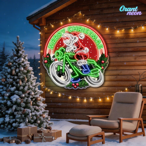 Christmas Cruiser Neon Sign Light Artwork