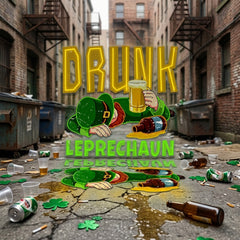 Patrick's Day Fainted Drunken Goblin Led Neon Acrylic Artwork