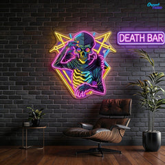Skull & Sound: The Producer’s Pulse Neon Sign Light Artwork