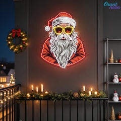 Cool Santa Clause Neon Sign Light Artwork Collection