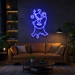 Galaxy Brain Led Neon Sign Light