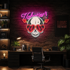 Romance with a Bite Best Gift For Valentine Neon Sight Light Artwork