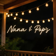 Custom Neon: Nana & Pop's