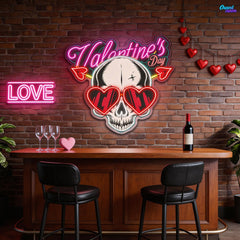 Romance with a Bite Best Gift For Valentine Neon Sight Light Artwork