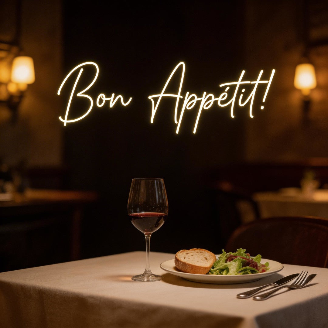 Custom Neon: Bon Appétit!