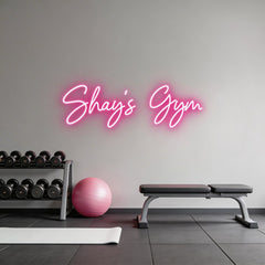 Custom Neon: Shay's Gym