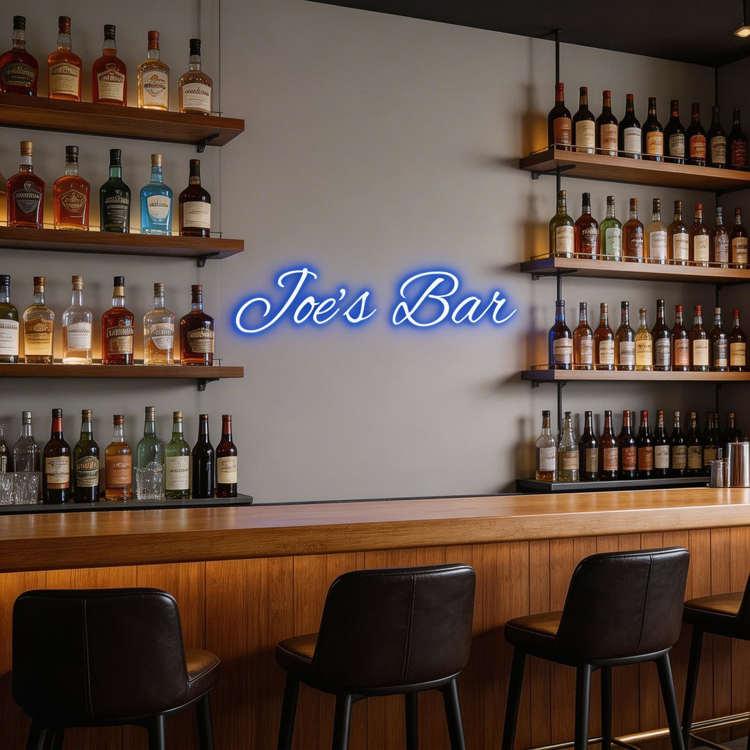 Custom Neon: Joe’s Bar