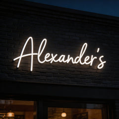 Custom Neon: Alexander's