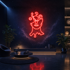 Galaxy Brain Led Neon Sign Light