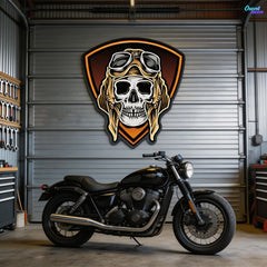 Cool Bones: Neon Skull with Glasses Neon Sign Light Artwork