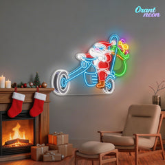 Holiday Express: Santa’s Ride Neon Sign Light Artwork