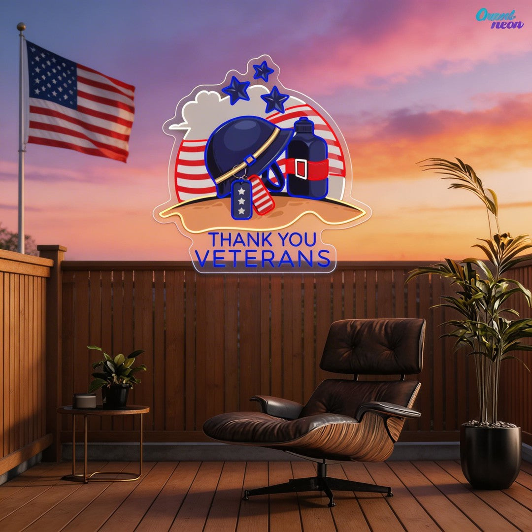 Honoring Heroes with a Toast Neon Sign Light Artwork