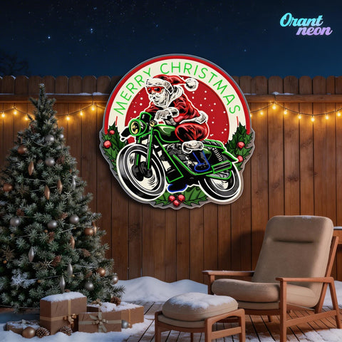 Christmas Cruiser Neon Sign Light Artwork