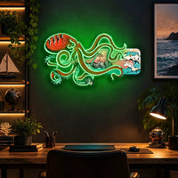 "Paradise In a Bottle" Neon x Acrylic Artwork