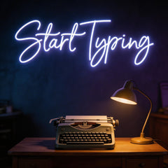 Custom Neon: Start Typing