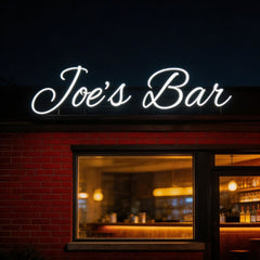 Custom Neon: Joe’s Bar