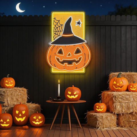 Spooky Halloween Neon Sign – LED Wall Light for Home, Bar, Party Decor